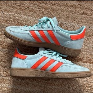adidas Women's Sneakers in Light Blue and Red